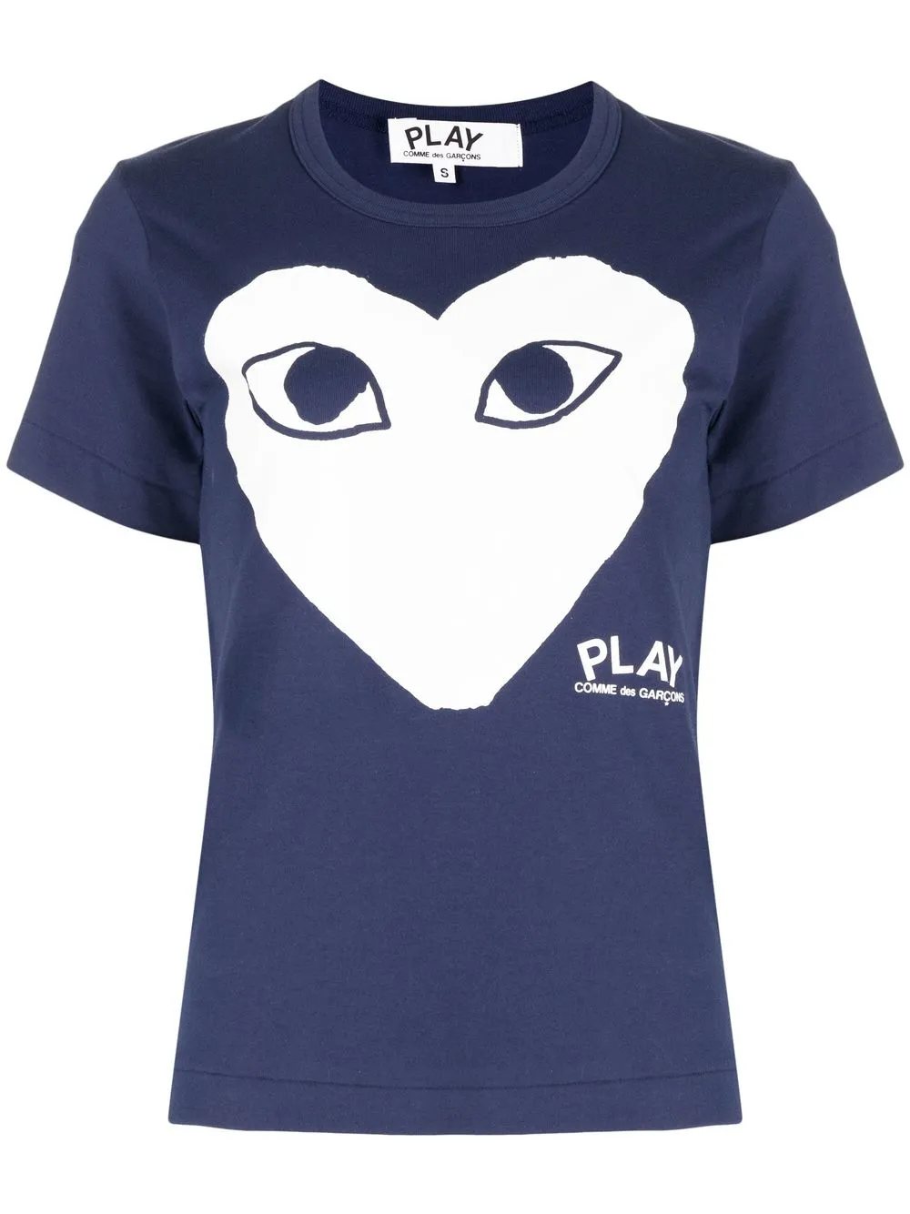 

Comme Des Garçons playera con logo estampado - Azul