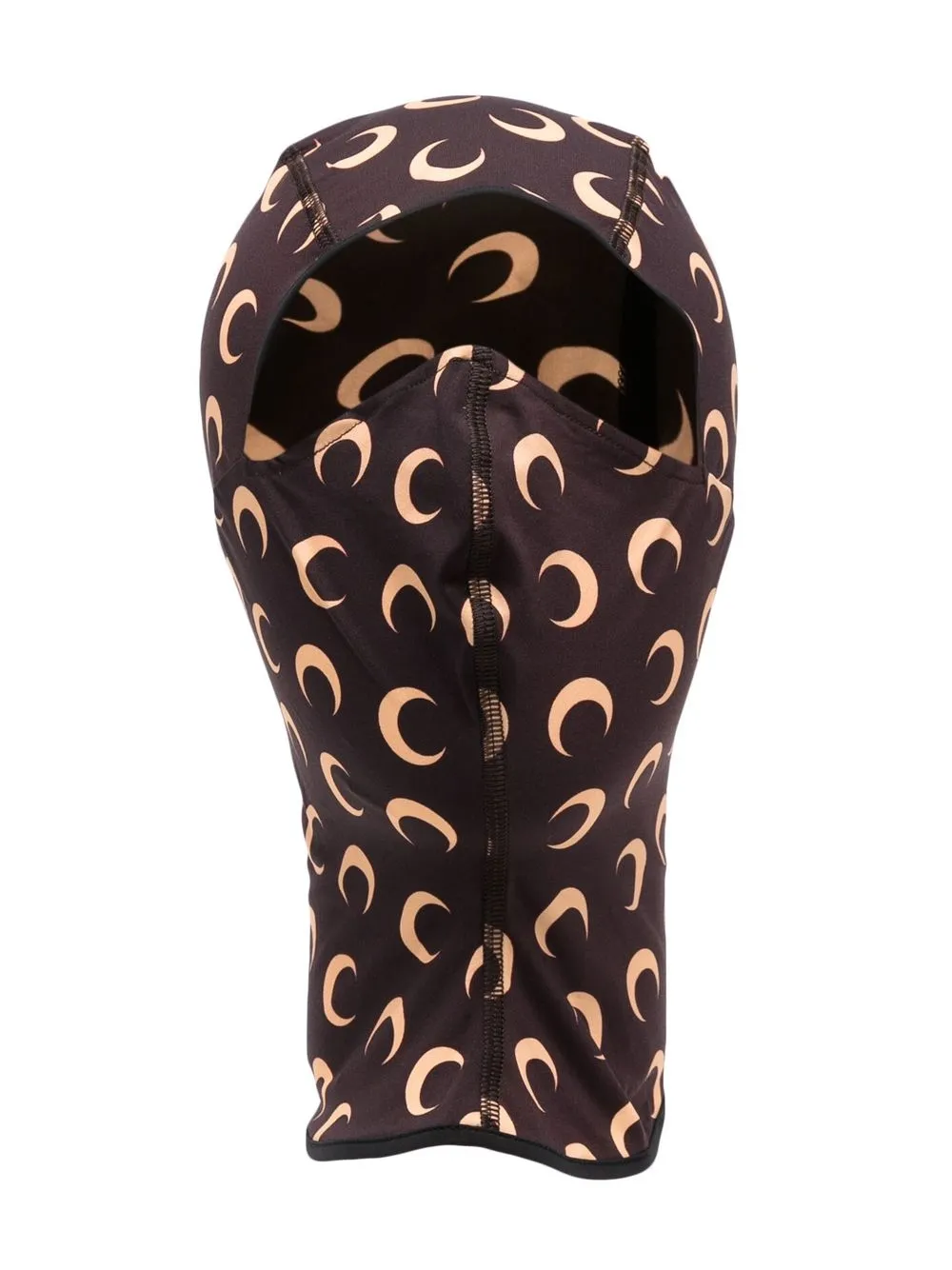 

Marine Serre crescent moon-print balaclava - Black