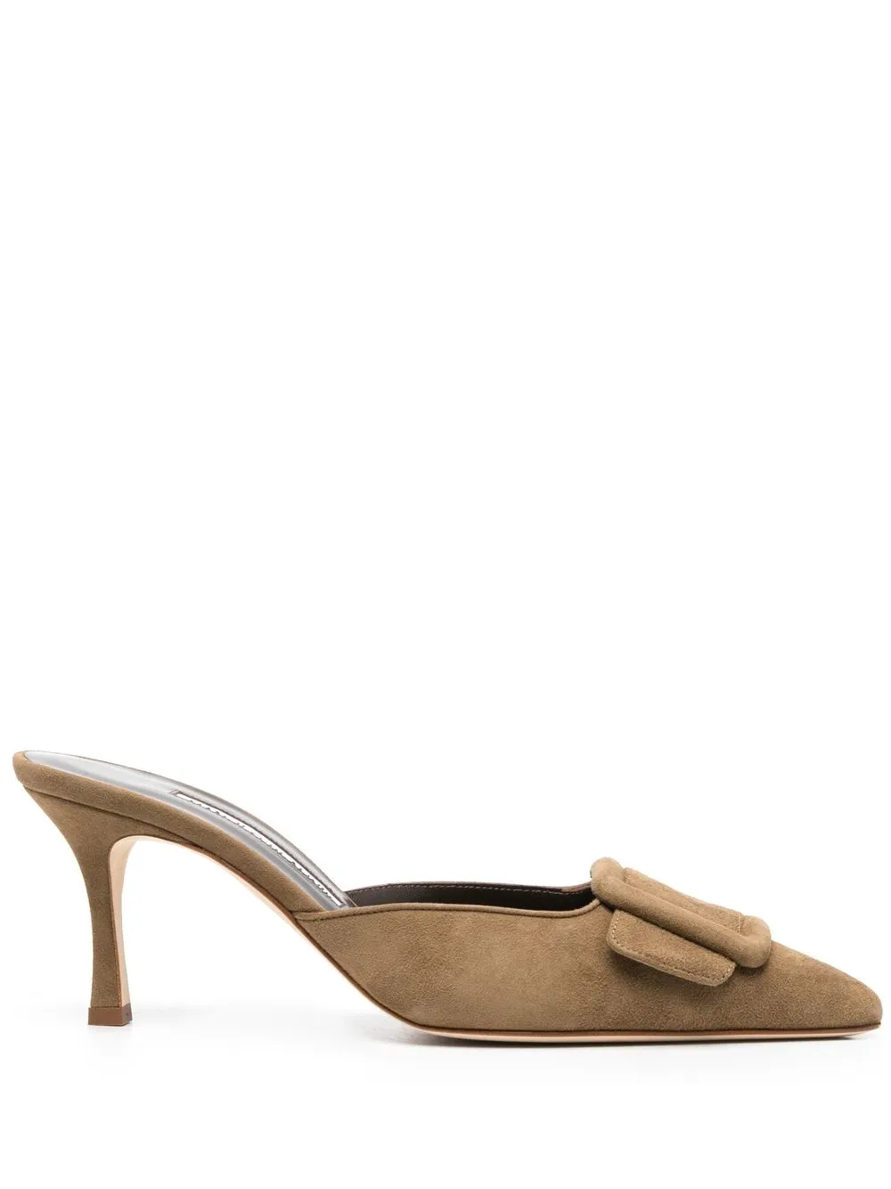 

Manolo Blahnik Maysale 80mm mules - Neutrals