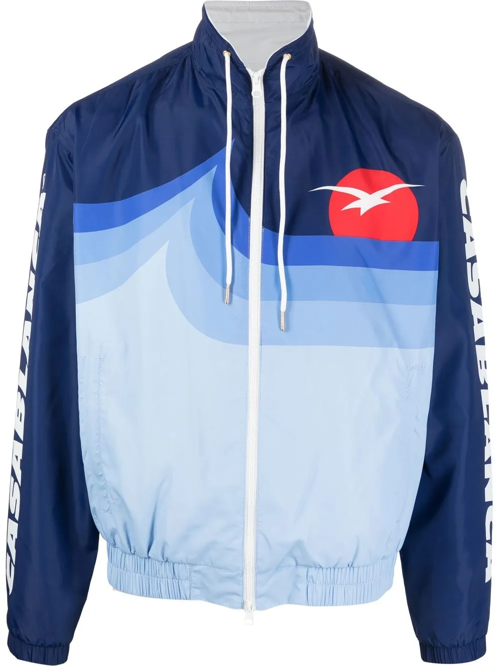 

Casablanca Casa Wave bomber jacket - Blue