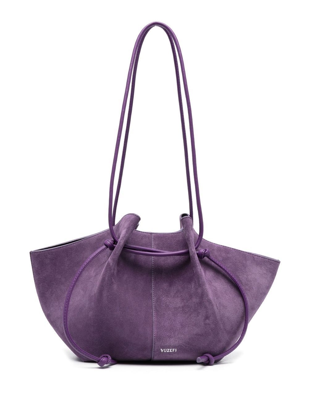 Yuzefi Suede-leather Mochi Bag In Purple