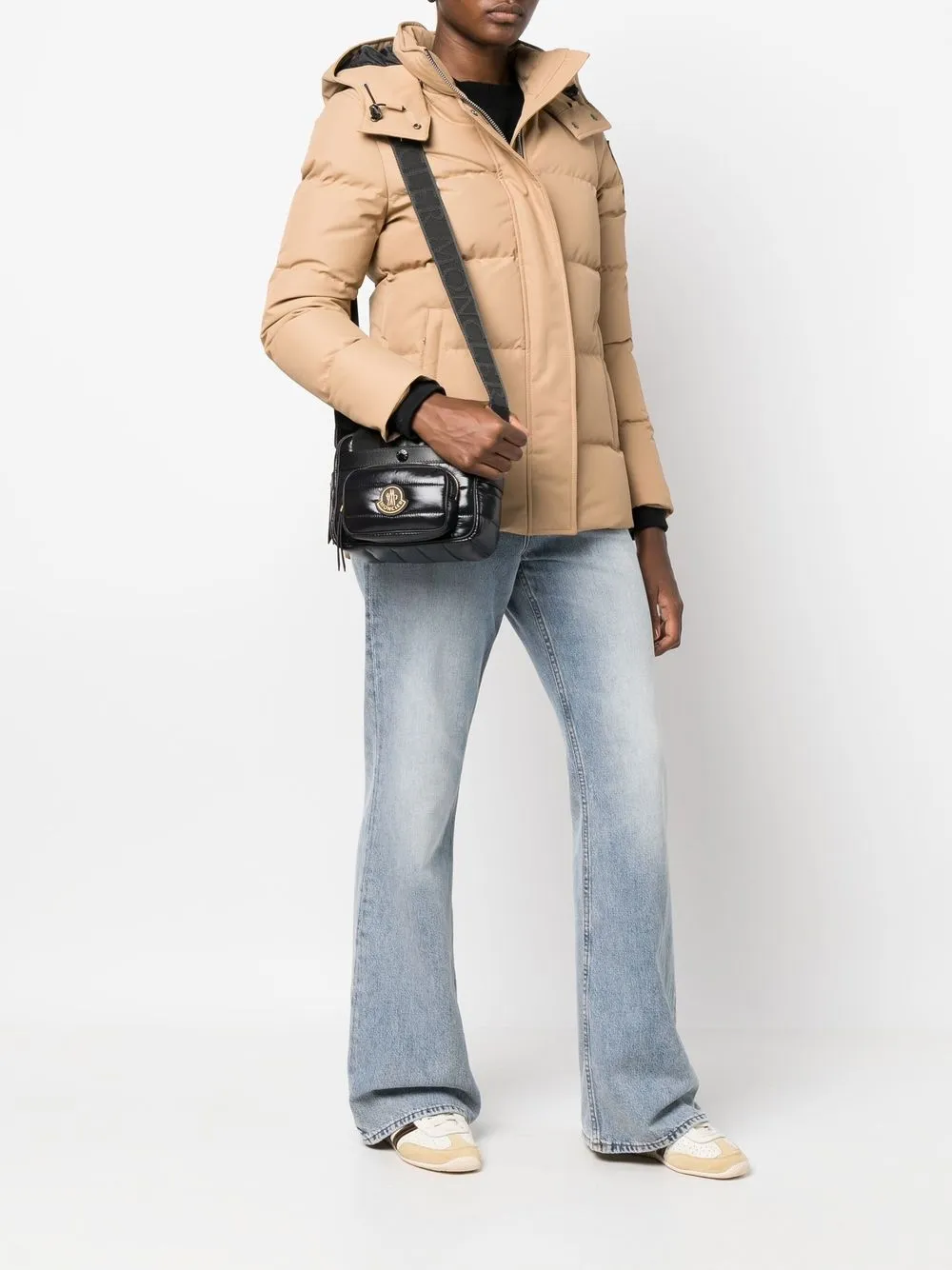 Moncler logoplaque Messenger Bag Farfetch