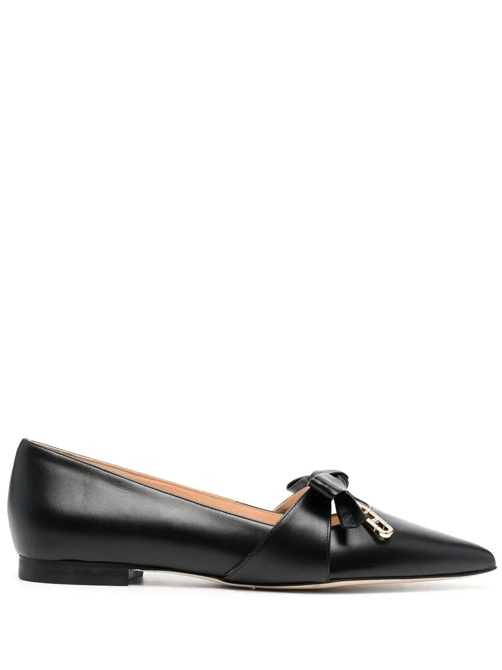 

Dee Ocleppo flats con puntera en punta - Negro