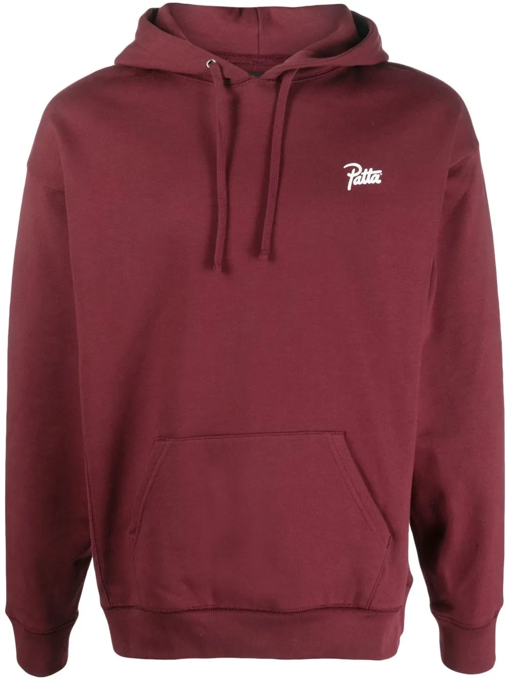 

PATTA logo-print drawstring hoodie - Red