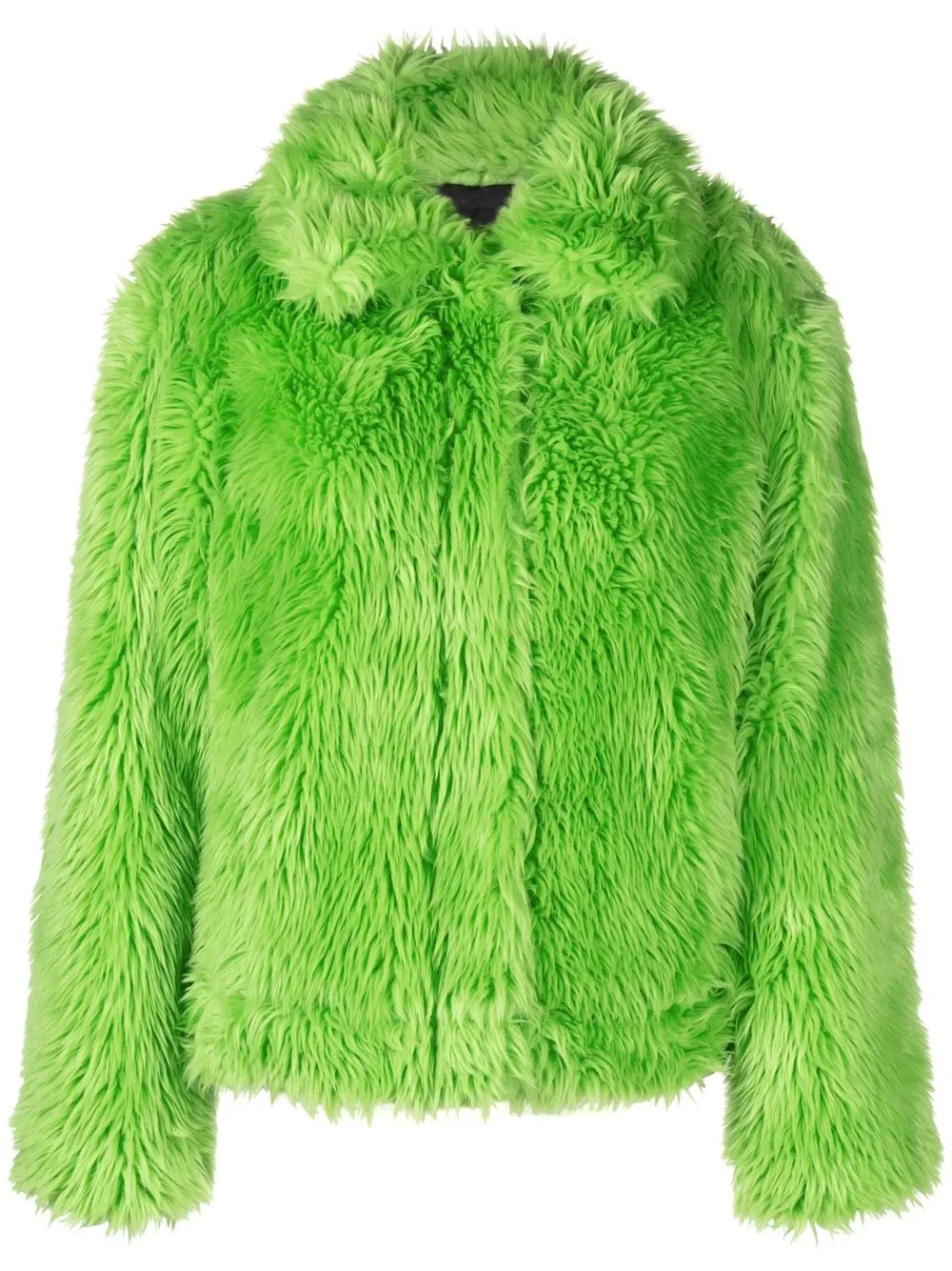 

MSGM faux-fur jacket - Green