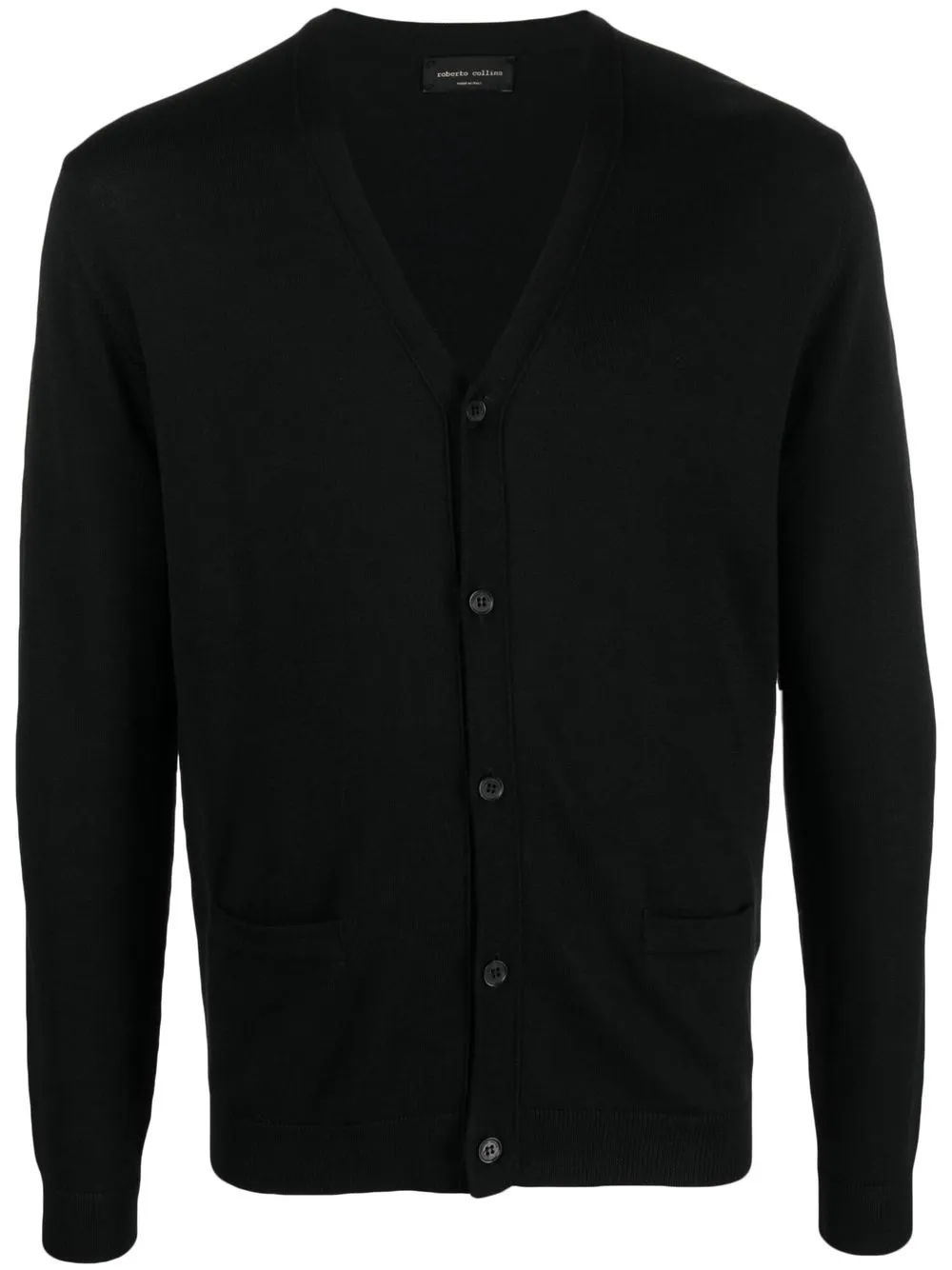 

Roberto Collina fine-knit merino cardigan - Black