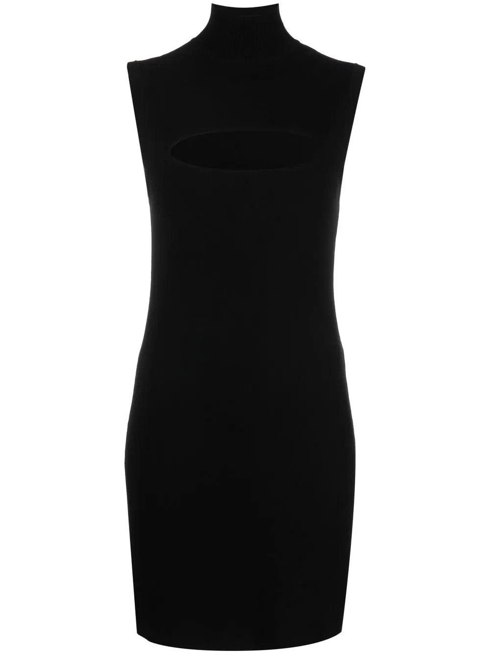 

P.A.R.O.S.H. cut-out high-neck vest - Black