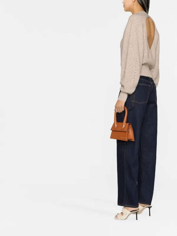 【ISABEL MARANT】カットアウト ニット ワンピース【送関込】 ISABEL MARANT カットアウト セーター | オレンジ | FARFETCH JP