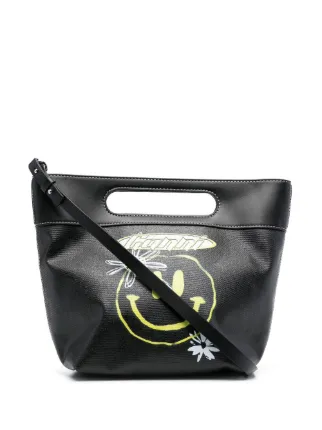 GANNI Smiley print Tote Bag Farfetch