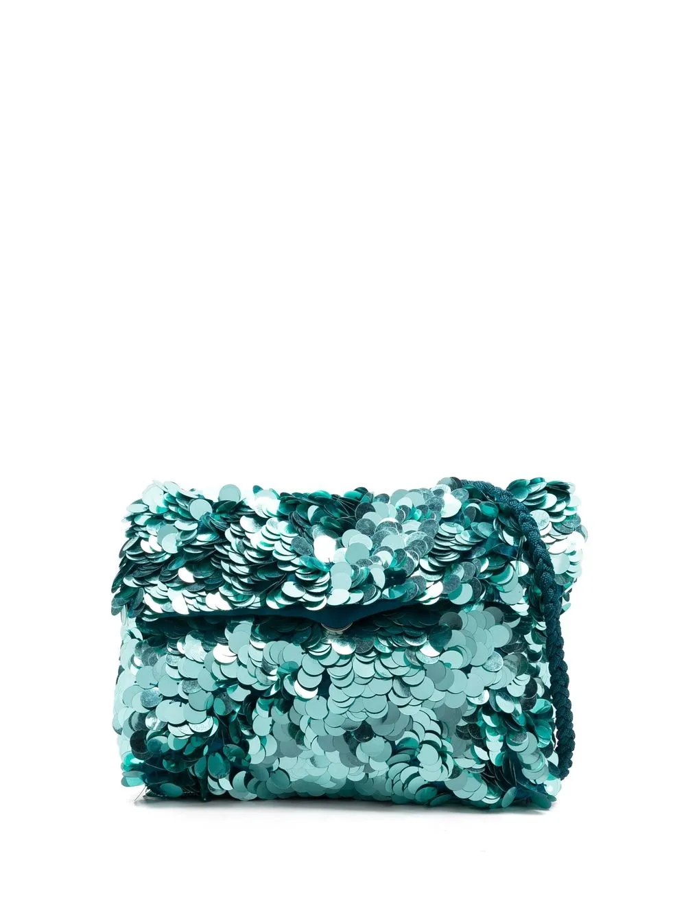 

P.A.R.O.S.H. sequin-embellished shoulder bag - Blue