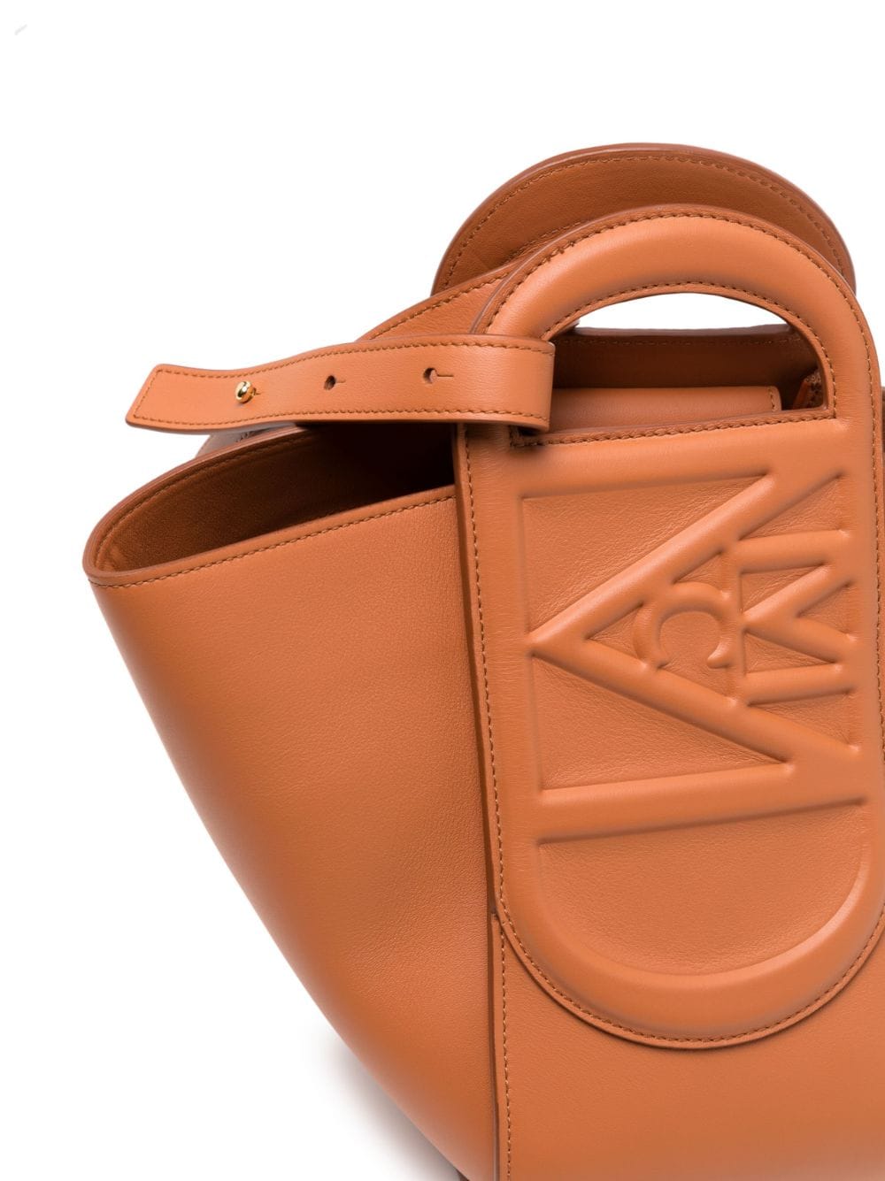 Shop Mcm Mini Mode Travia Tote Bag In Braun