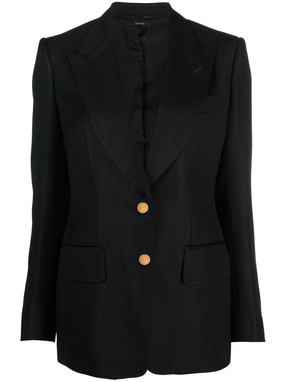 single-breasted tailored blazer