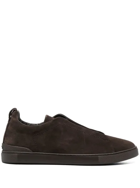 Zegna Slip-on triple stitch sneakers