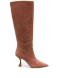 Stuart Weitzman pointed-toe high-heel boots - Brown