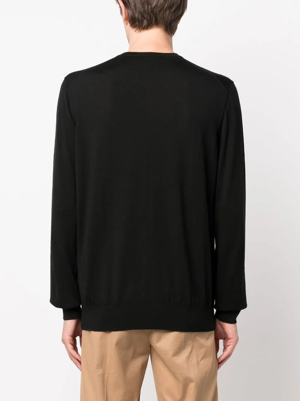 fine knit virgin-wool jumper