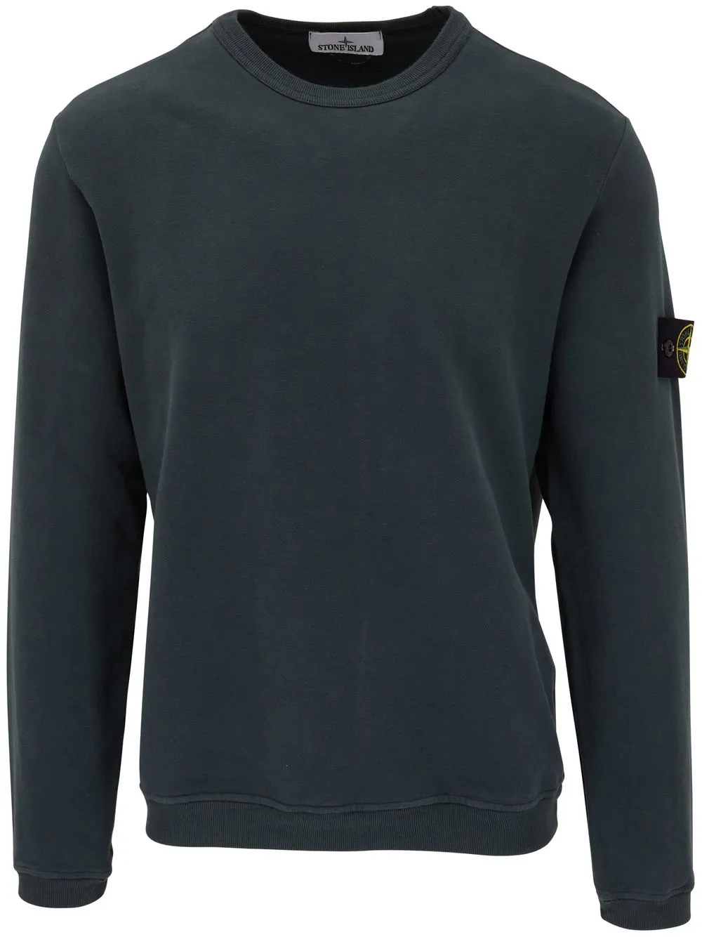 

Stone Island logo-patch sleeve jumper - Grey