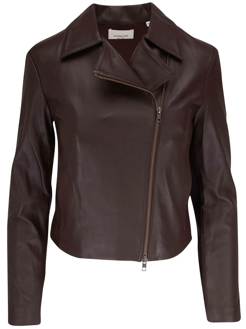 

Vince off-centre zip jacket - Brown