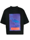 Heron Preston graphic-print oversize T-shirt - Black