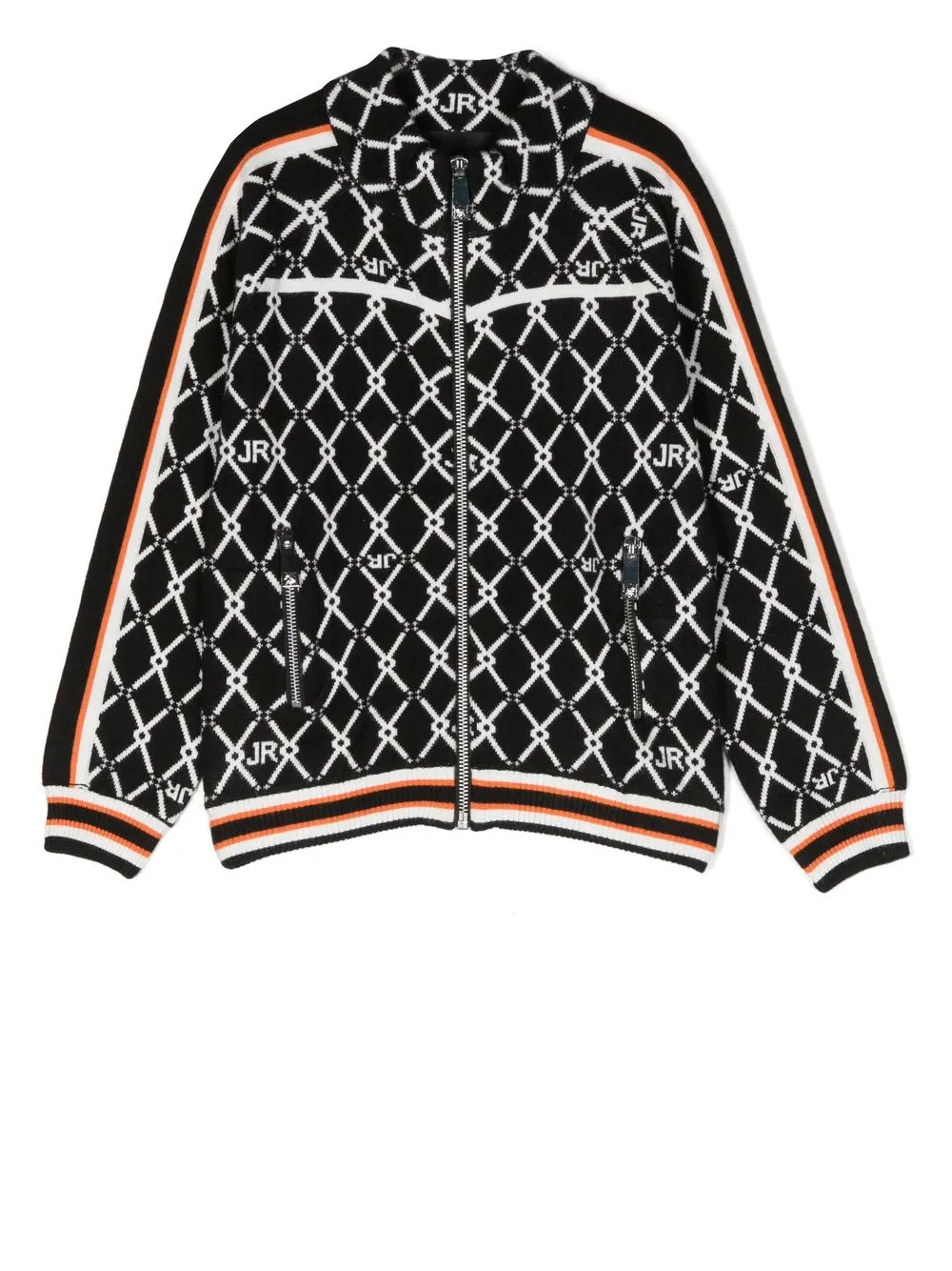 

John Richmond Junior all-over graphic-print sweatshirt - Black