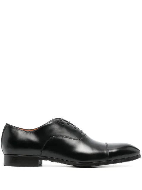 Santoni leather oxford shoes