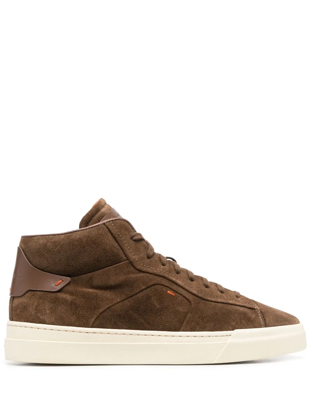 

Santoni high-top suede sneakers - Brown