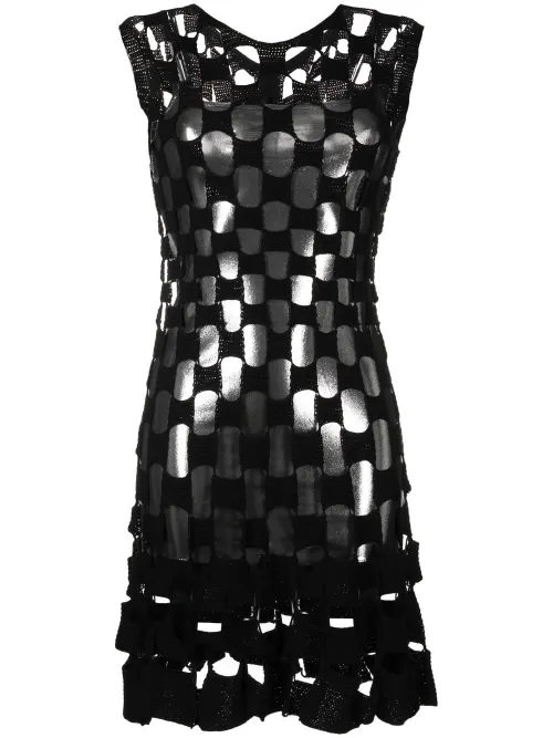 Robe courte à découpes - Monse - Modalova