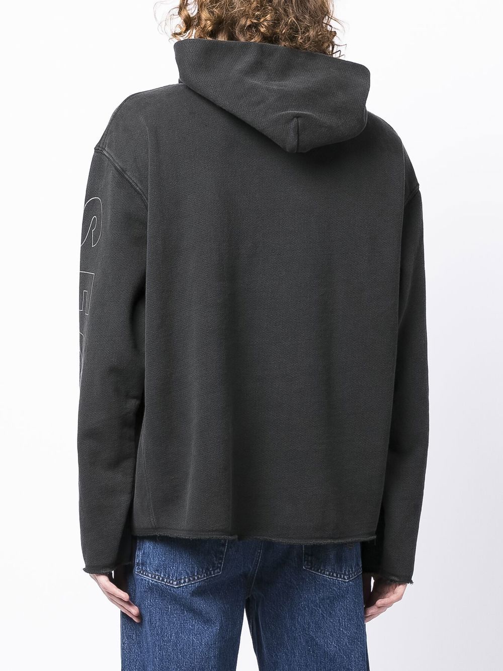Shop Fred Segal Figueroa Logo-print Zipped Sweatshirt In Black
