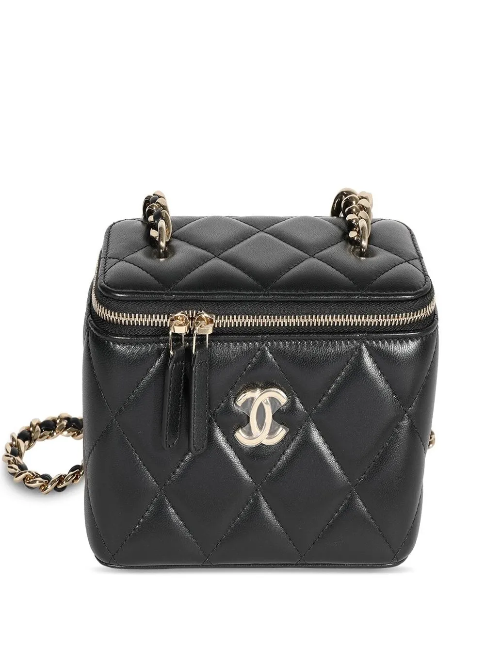 

Chanel Pre-Owned 2021 Elegant Chain Vanity crossbody bag - Black