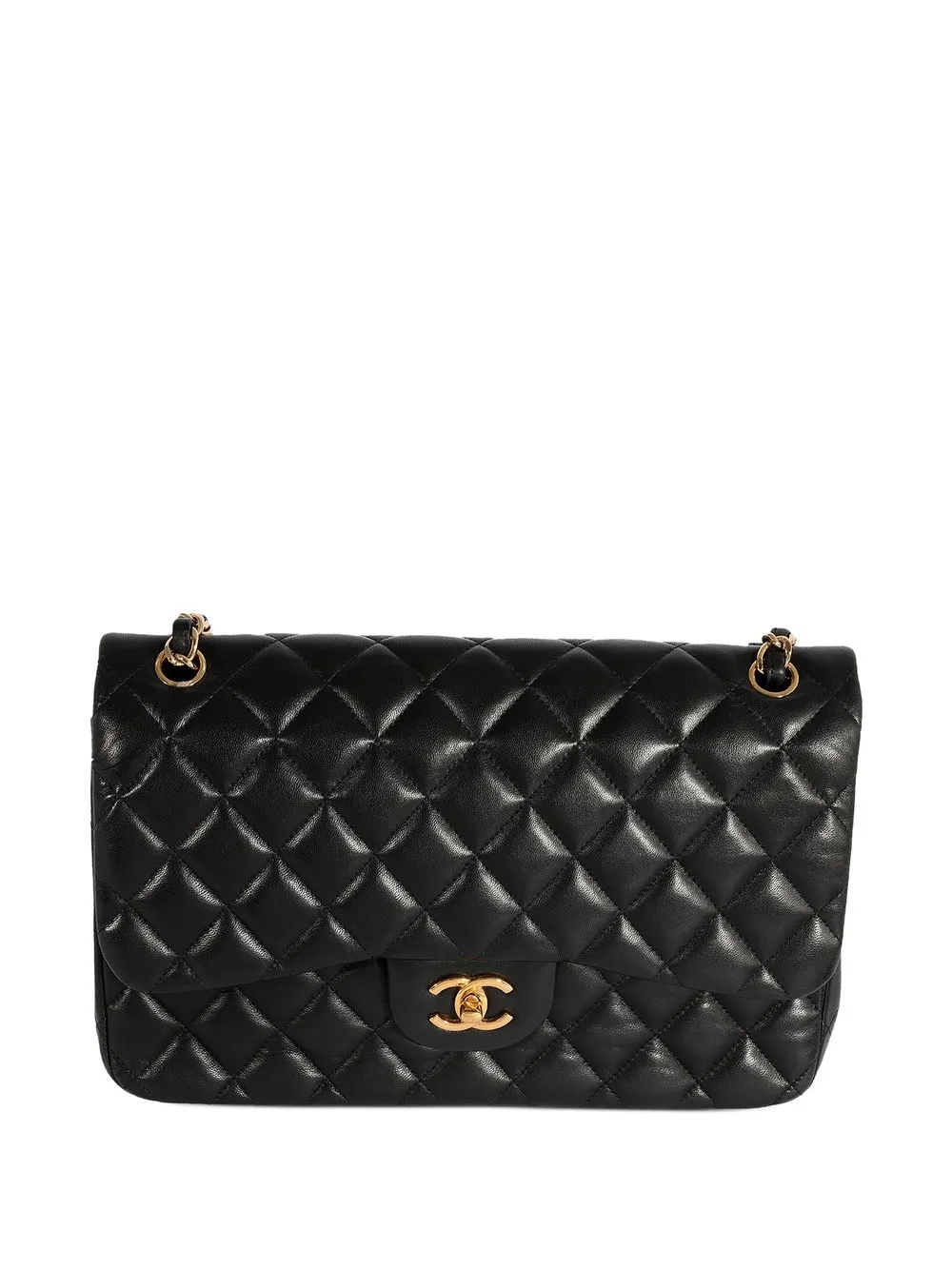 

Chanel Pre-Owned bolsa de hombro Double Flap jumbo - Negro