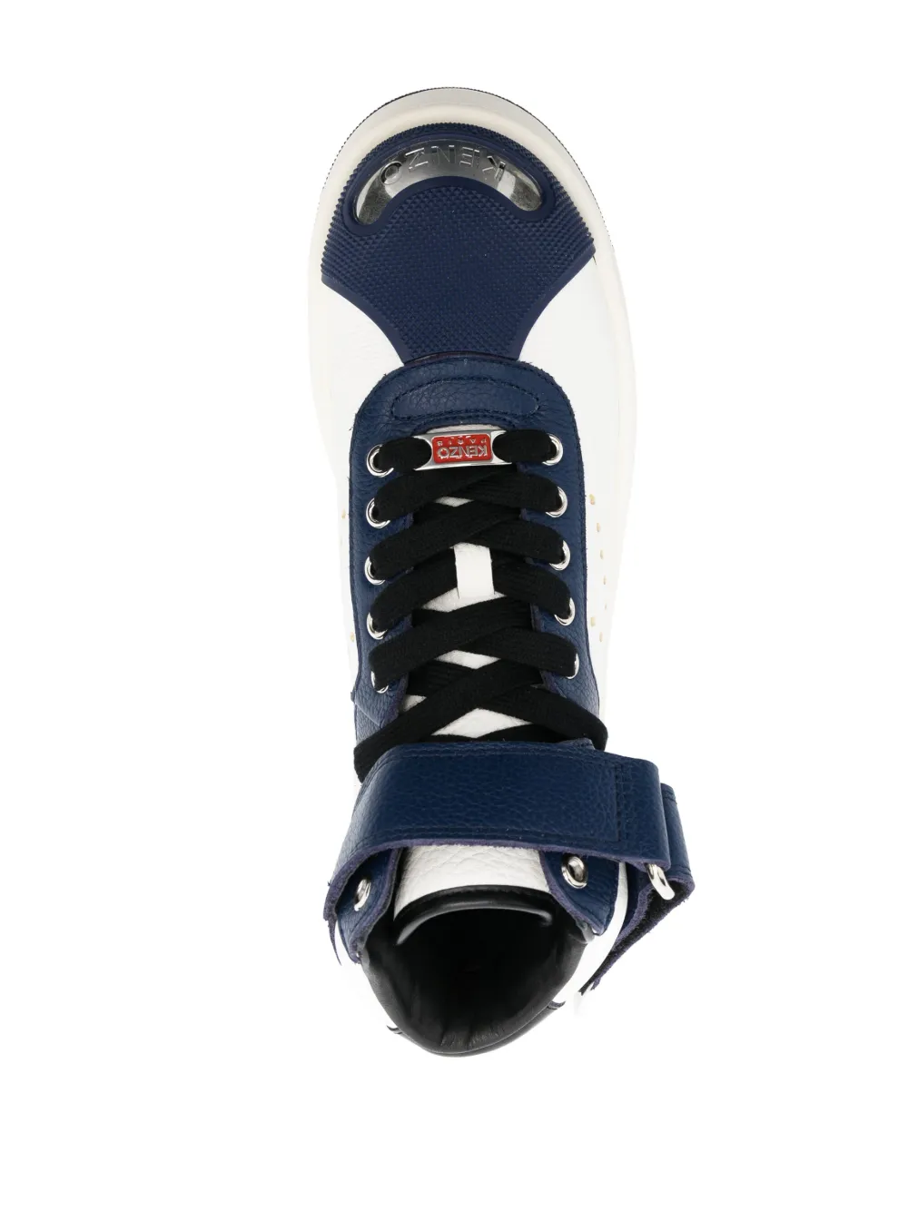 Kenzo Hoops two tone Sneakers Farfetch