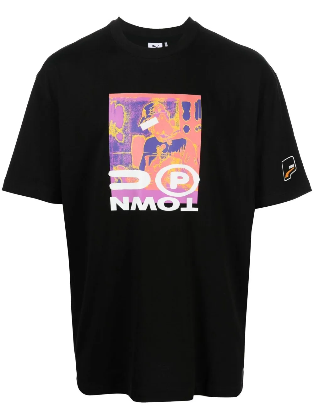 

PUMA playera manga corta con estampado gráfico - Negro