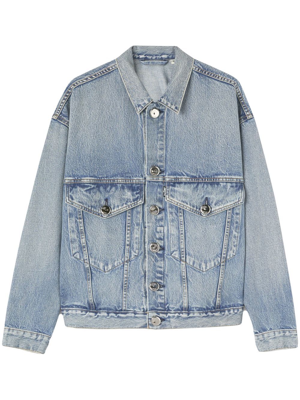 Levi's: Made & Crafted Buttoned Denim Jacket - Farfetch