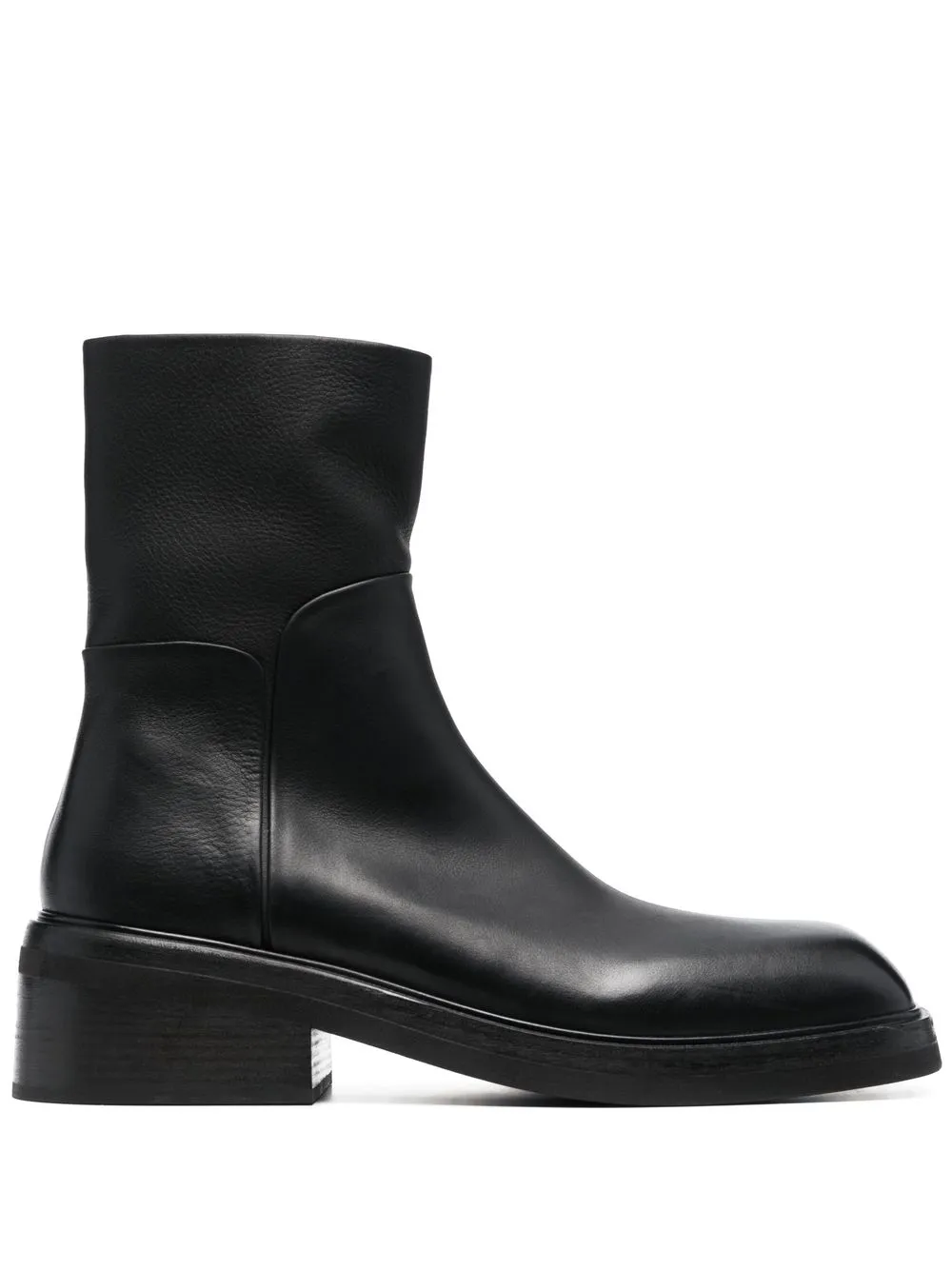 

Marsèll botines con agujetas - Negro