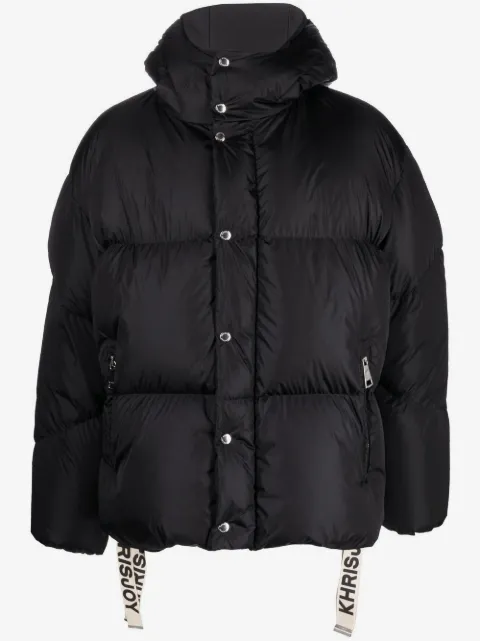 Khrisjoy padded-design hooded jacket