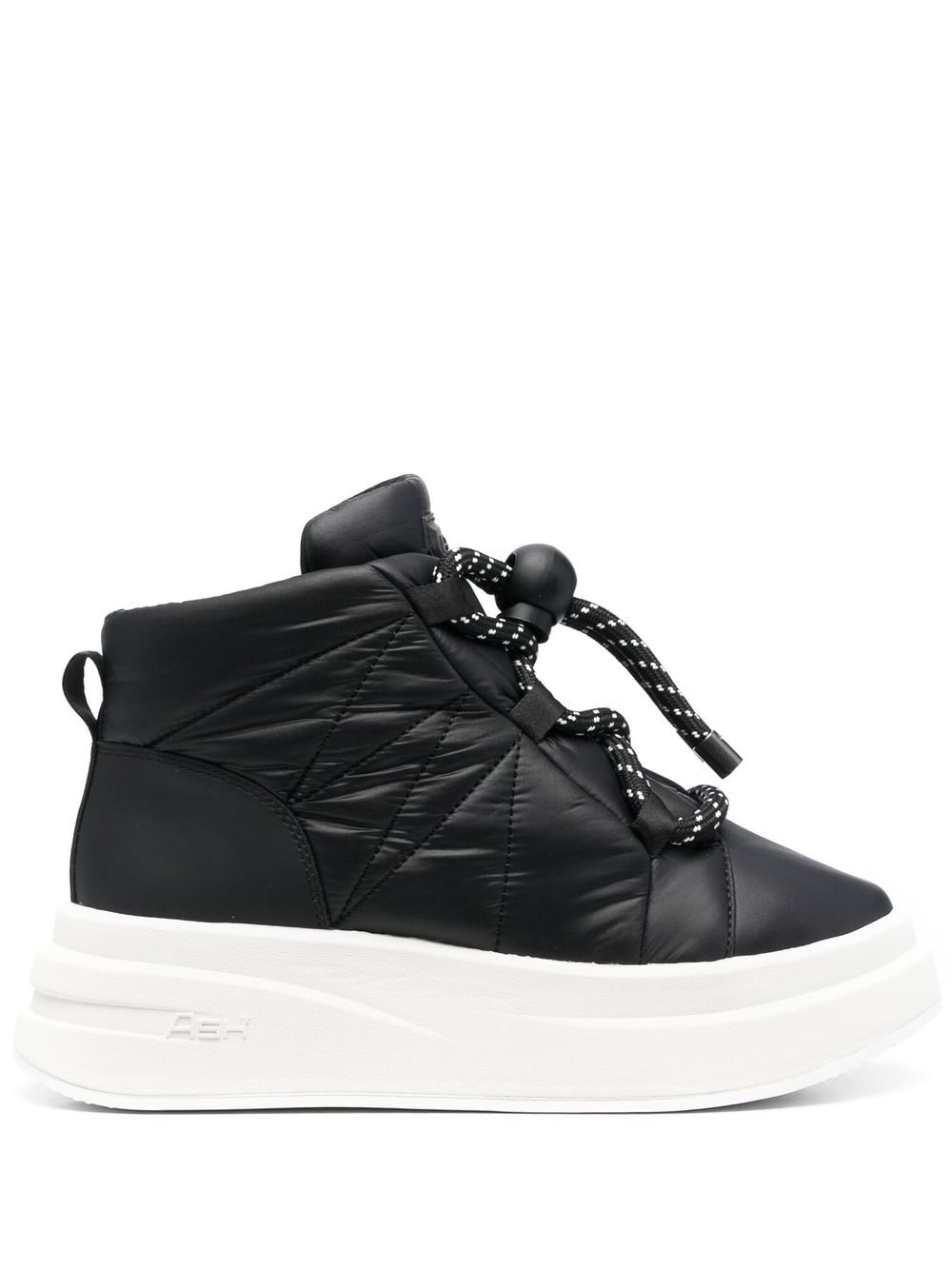 ASH IGLOO QUILTED PLATFORM SNEAKERS