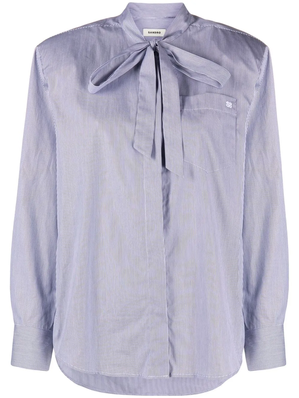 

SANDRO tie-neck shirt - Blue