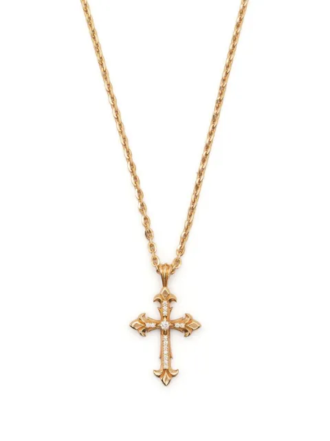 Emanuele Bicocchi Fleury cross-pendant necklace