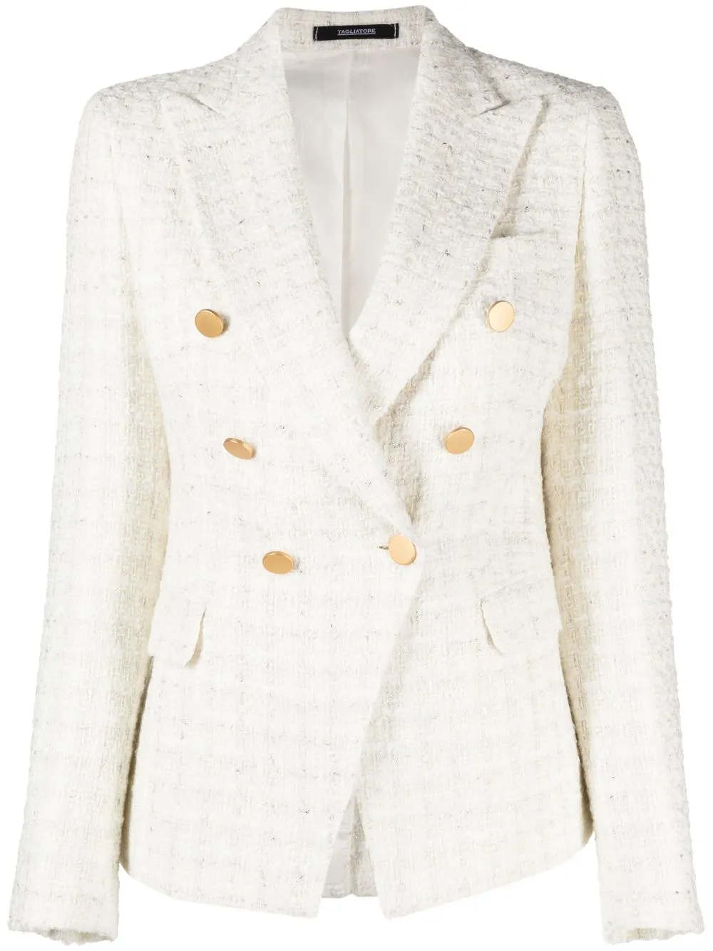 

Tagliatore blazer Alicya con doble botonadura - Neutro