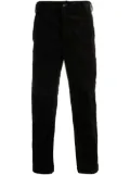 Black Comme Des Garçons cropped corduroy trousers