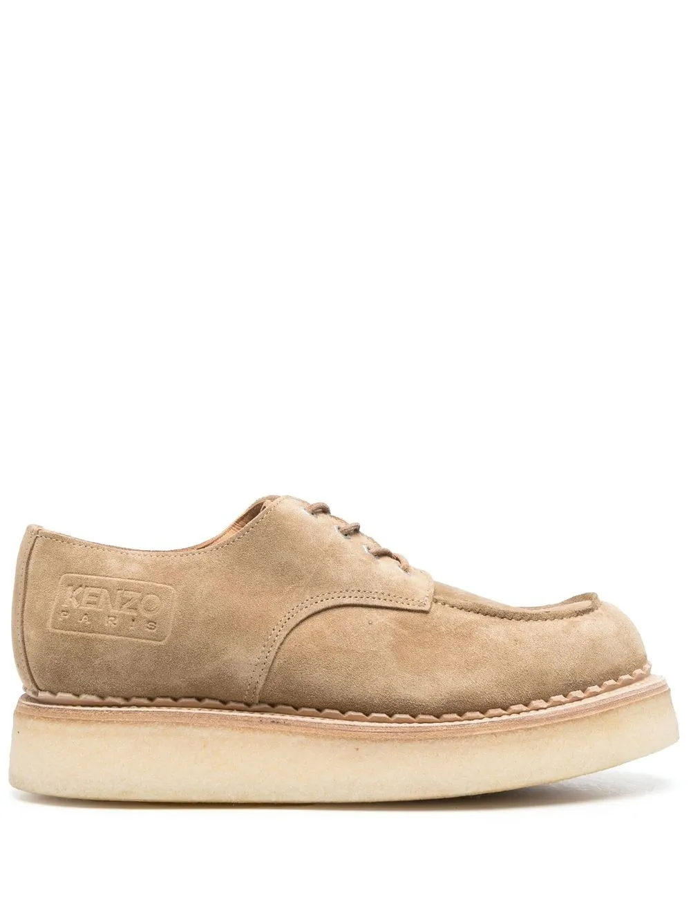 

Kenzo chunky lace-up suede Derby shoes - Neutrals