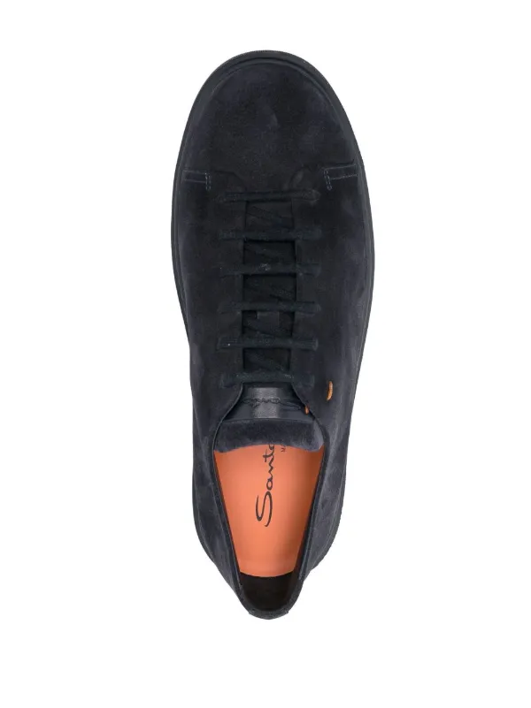 Santoni WBGT61183PNNPSXSE55 関税送料込 Santoni low-top Suede Sneakers | Blue | FARFETCH JO