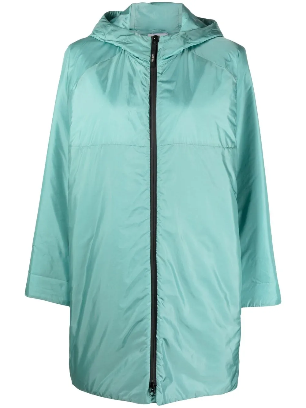 

ASPESI zip-up hooded coat - Green