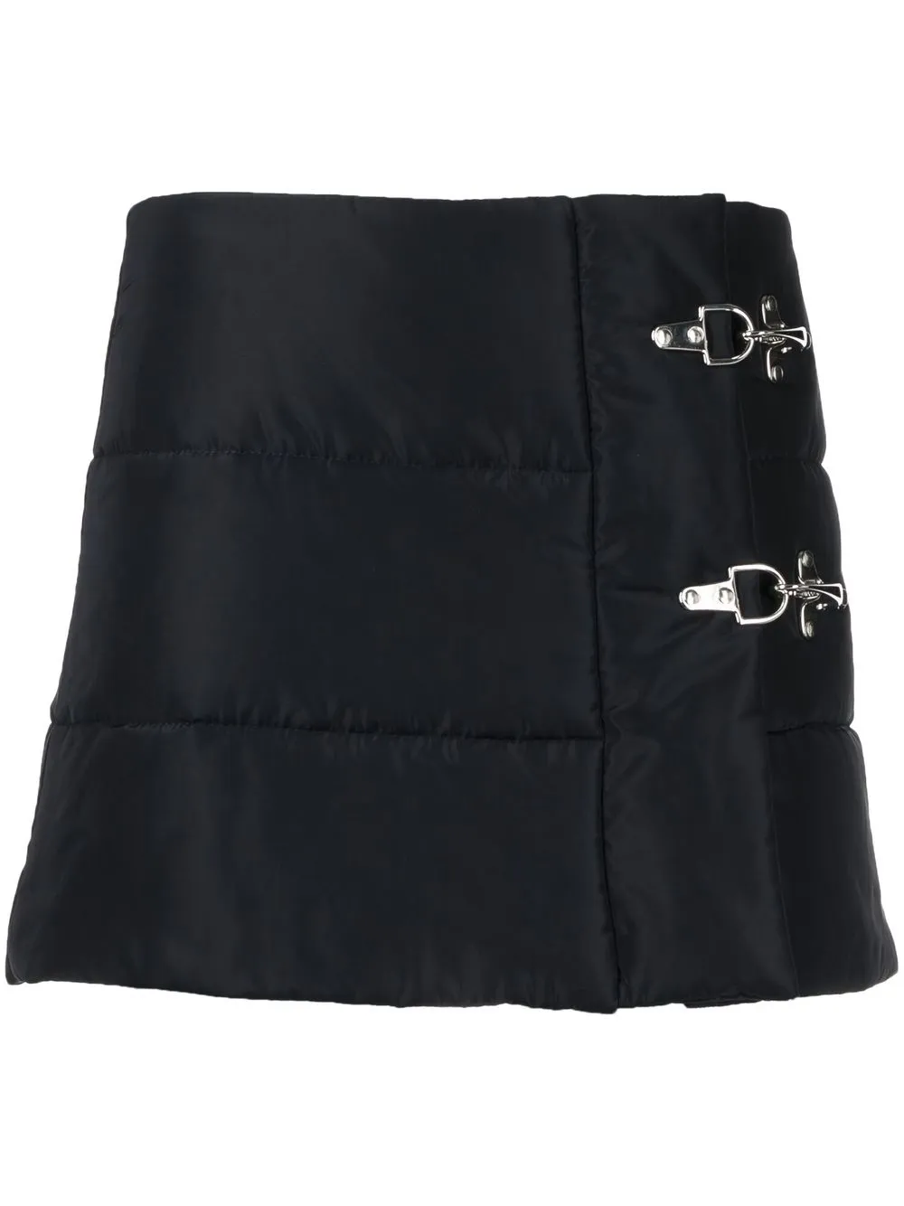 

Monse padded side-clip mini skirt - Blue