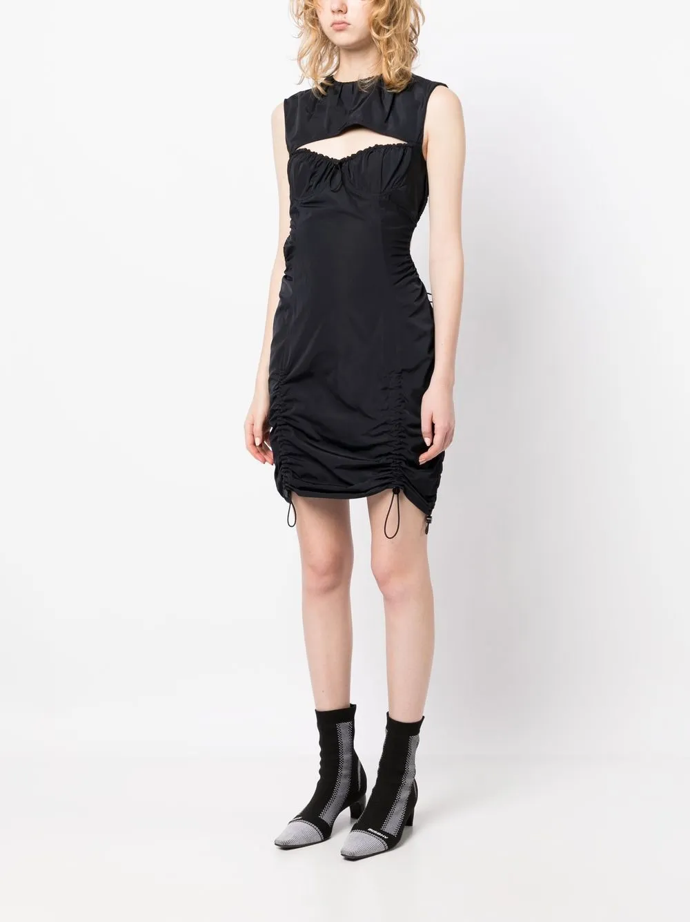 Monse cut-out drawstring-detail mini dress | Clothing | Image 4