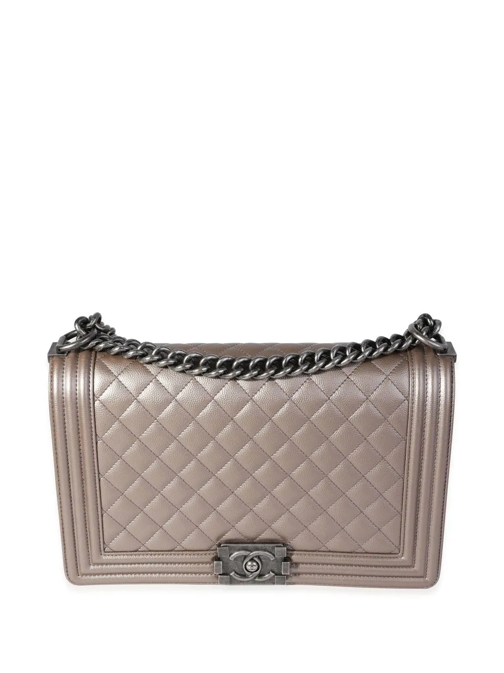 

Chanel Pre-Owned medium Boy shoulder bag - Grey