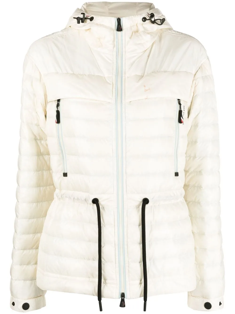 

Moncler Grenoble Daynamic quilted hooded jacket - White