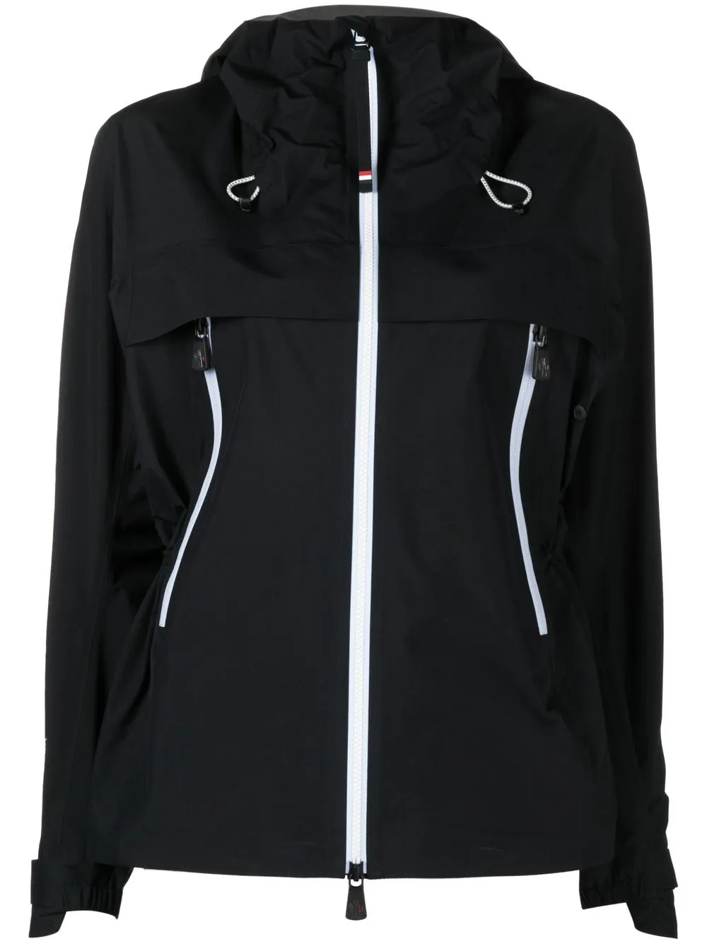 

Moncler Grenoble zip-up hooded jacket - Black