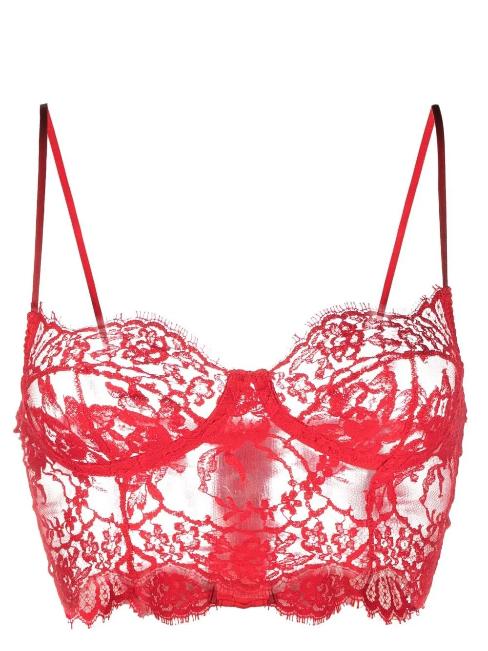 

Dolce & Gabbana lace bralette top - Red
