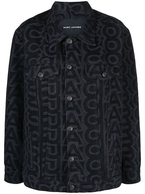 Marc Jacobs Jeansjacke mit Monogramm-Print