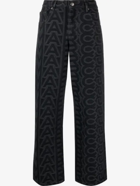 Marc Jacobs The Monogram denim straight-leg jeans